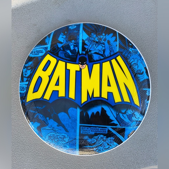 DC Comics Batman Frisbee Comic Strips Logo Blue White 10" Throne Disk - Picture 6 of 6